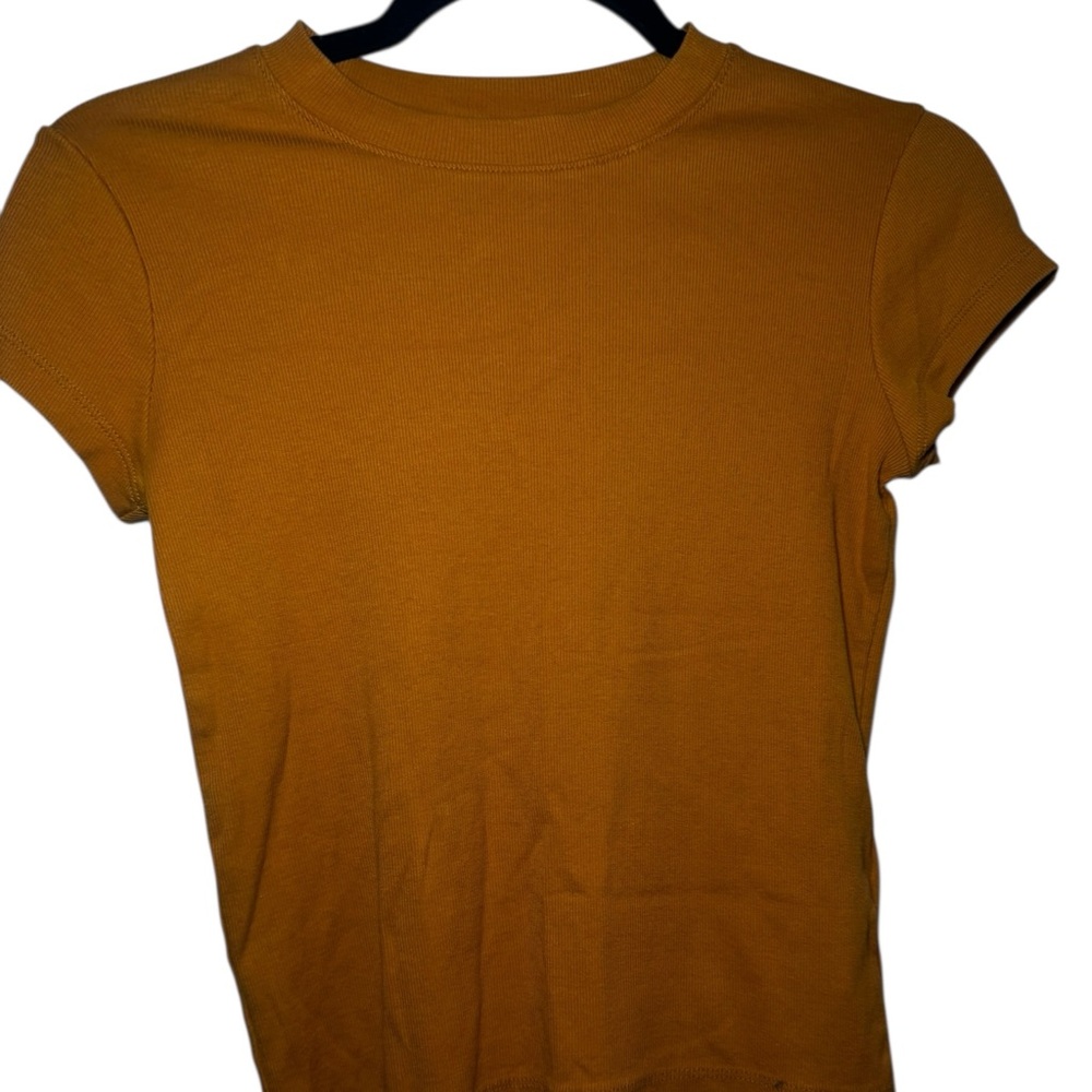 Madewell Golden/Orange Short Sleeve Tee